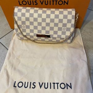 LOUIS VUITTON Damier Azur Favorite PM